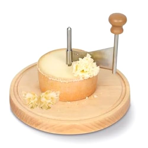 TKOWTB Cheese Shaver Perfect for de Moine Cheese & Chocolate, Multifunctional & Rust-Proof
