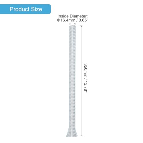 Ressort de courbure pour tuyau 1,6 cm afin de cintrer l'aluminium et l'acier uxcell