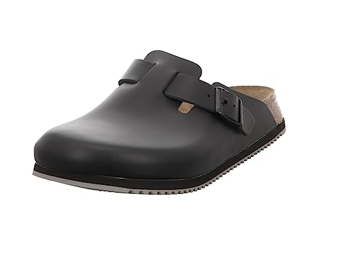 Birkenstock Boston Super Grip aus Naturleder - Herren und Damen Clogs...