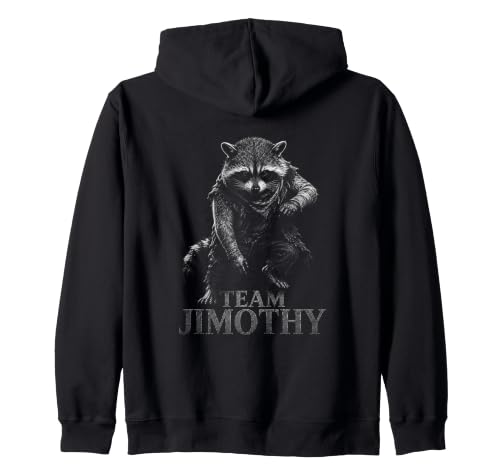 Equipo Jimothy Raccoon Crew para Aficionados Sudadera con Capucha