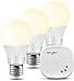 Produktbild Sengled Element Classic Smart E27 Led Lampe Starter Set,drei Lampen inkl.Hub,Dimmbar,Warmweißes Licht,Birne 60W,Erweiterung,Steuerbar Via App,Kompatibel mit Amazon Alexa,Licht Lampe[Energieklasse A+]