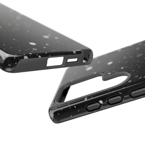 Coque Samsung S25 Ultra rigide anti-rayures noire à motifs - 3