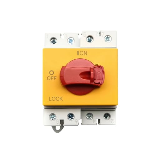Interruptor rotatorio de manija solar 4P disyuntor DC 1000V 32A para paneles fotovoltaicos