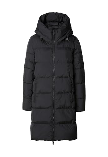 Ecoalf Para Mujer. MCWGAJKMANLI0987W25-319 Abrigo Manlie Negro (M), Casual, PoliéSter Reciclado, Sostenible - 4