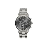 【公式ショップ/2年保証/】 ダニエルウェリントン Daniel Wellington Iconic Chronograph 42 Link Anthracite-Grey Sunray ブランド メンズ 腕時計 メンズ 時計 男性用 機械式 自動巻き 高級腕時計 贈り物 プレゼント