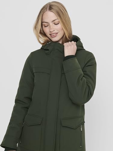 ONLY Damen ONLMAASTRICHT Parka Jacket OTW NOOS Jacke, Peat, M