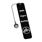 Dark Romance Merch for Women Booktok Merch Hello Feyre Darling Bookmark Book Lover Gifts for Bookish Reader Nerd Fans Book Accessories Book Club Birthday Christmas Gifts for Women