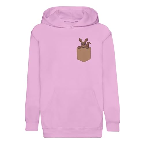 Sweat à capuche enfant coton poche kangourou Australie dessin