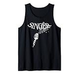 Musik-Design von Freepik T-Shirt mit Sprachmikrofon, Musiknoten Tank Top