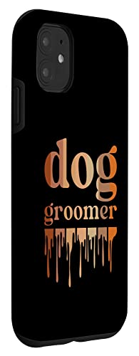 Iphone 11 Dog Groomer Melanin Dog Grooming Black Case #TOP2