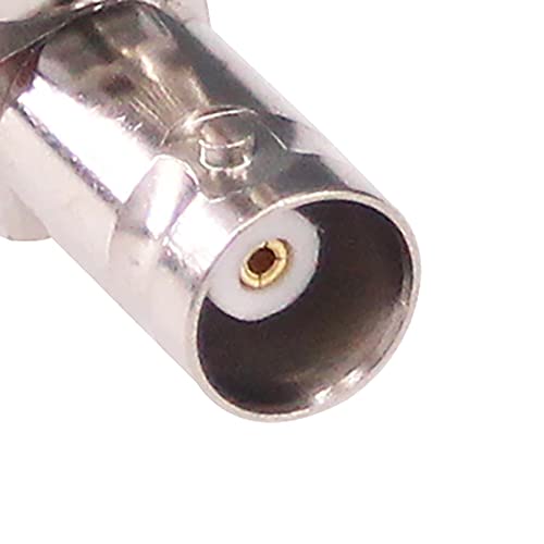 Conector adaptador BNC macho a hembra ángulo recto RF miniatura 6