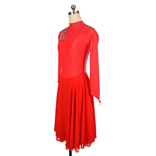 Vestidos De Patinação Artística, Conjunto De Traje De Dança De Dança De Balé De Patinação Saltitante