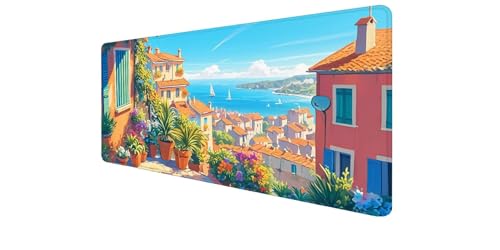 Mousepad grande 900x400x3mm tapete de ratón para ordenador y oficina de diseño