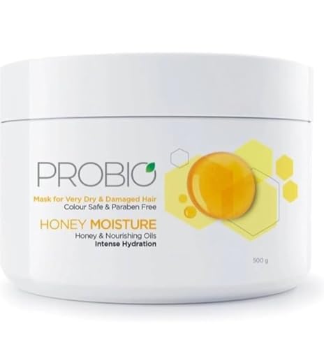 Image of God.rej Professional Probio Honey Moisture Mask (500g) || For dry and damaged Hair Hair Mask ||