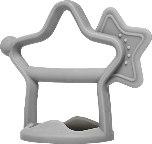 Image of Moyuum Silicone Star Teether Toy | Made in Korea, Provides Teething Relief, Wearable Wrist Teether is Easy to Hold, Drop Resistant Bracelet, Babies 3+ Months