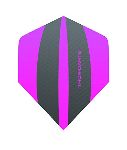 THOR-DARTS F3 Darts Flights HD-240 – Extra Langlebig, 120 Micron, Diverse Farben