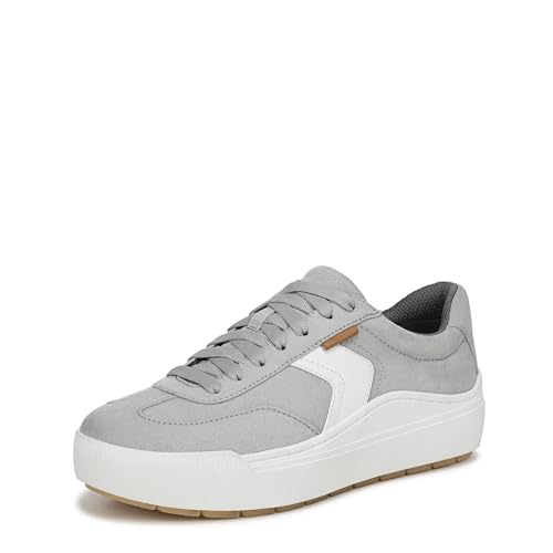 Dr. Scholl's Women's Time Off Win Sneaker Grey Microfiber 7.5 M