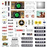 Autocollants de stock Paragrafix PGX122 pour rénover l'intérieur de vos maquettes