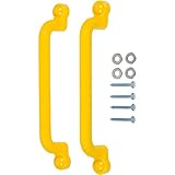 Swing Set Stuff Playground Handles with SSS Logo Sticker, Yellow, 13