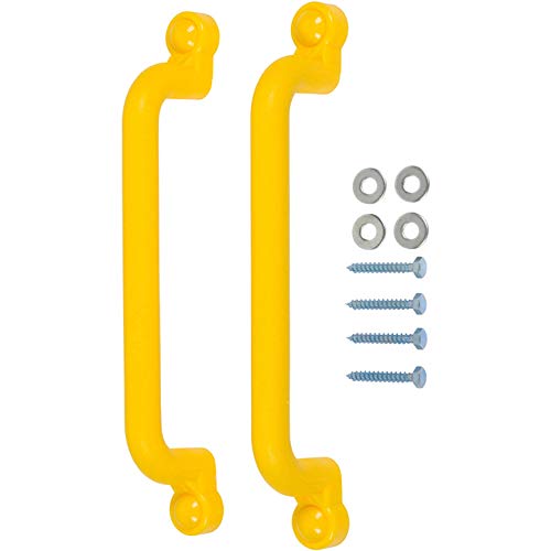 Swing Set Stuff Inc. Playground Handles with SSS Logo Sticker, Yellow, 13