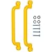 Swing Set Stuff Playground Handles with SSS Logo Sticker, Yellow, 13"