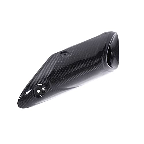 Cubierta de tubo escape de fibra de carbono real 3K exclusiva para Yamaha FZ-09 7