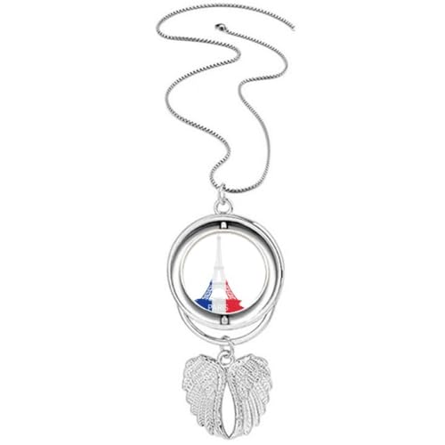Pendentif Tour Eiffel Paris collier chaîne ajustable pour femme tendance