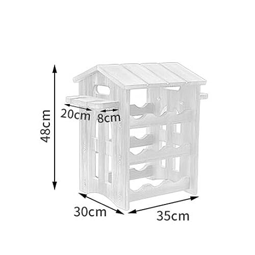 Soporte para 12 botellas de vino de madera pine miniatura 7