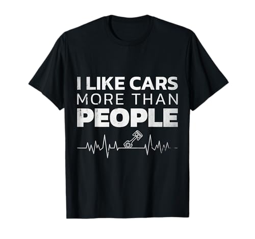 I Like Cars More Than People T-Shirt image