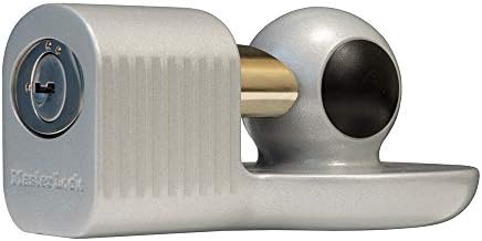 Master Lock Trailer Hitch Lock, Fits 1-7/8 in., 2 in., and Most 2-5/16 in. Trailer Couplers, Weather Resistant Automotive Hitch Lock with Keys, 377KA