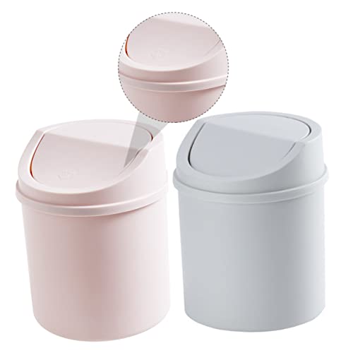 Mini caneca de basura creativa Healifty para escritorio miniatura 7