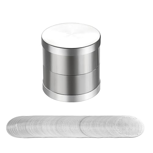 Herramienta compacta de joyería de acero inoxidable con capacidad de tamizado de diamantes de alta precisión para gemólogos y artesanos, herramienta portátil de medición de piedras preciosas