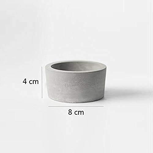 nicole Silicone Flower Pot Mold for Succulent Plants Cylindrical Concrete Candle Holder Mould