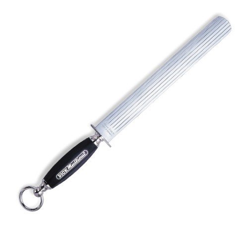 DICK Dickoron Multicut Wetzstahl FEIN 28 cm flach Messerschärfer Wetzstab Stahl by DICK