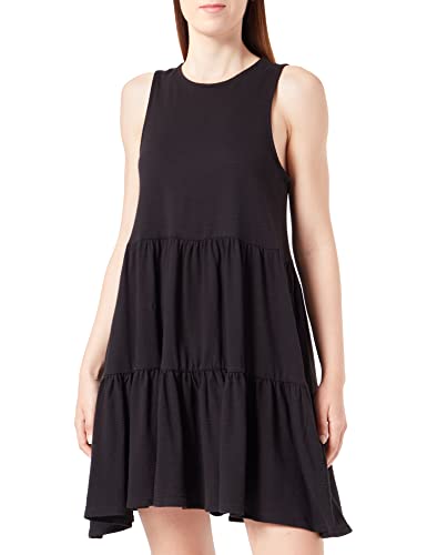 ONLY Damen Onlolivie S/L Dress JRS, Schwarz, L
