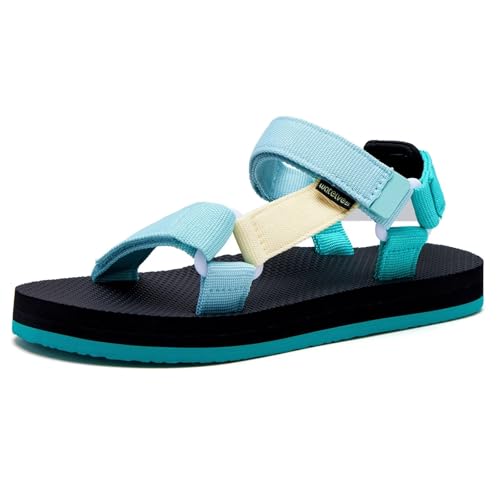 Image of WateLves Kids Sandals Boys Girls Lightweight Non-slip Athletic Sandals with Adjustable Webbing for Hiking Walking Beach Water Sports