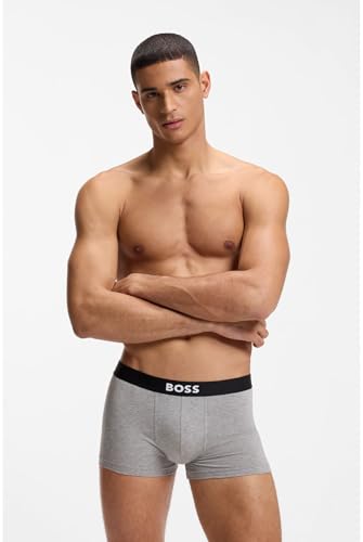 Pack de 3 bóxers BOSS para hombre en algodón elástico premium 7