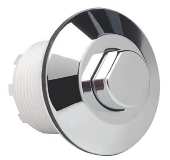Replacement Chrome Toilet Flush Button Fits Grohe Adagio Cisterns - 38488000