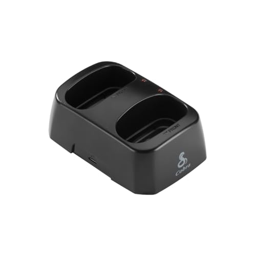 Image of Cobra RX600 Dock Charging Station for 2 Walkie Talkies with UBS Charging Cable - Dual Desktop Portable Charger, Compatible with RX680, RX685 and Trailblazer 450 Two Way Radio Models