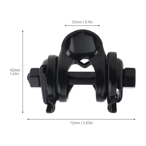 OriGlam Black Bicycle Bike Saddle Seat Bolt Seatpost Post Clamp Mount Bracket 22.2mm