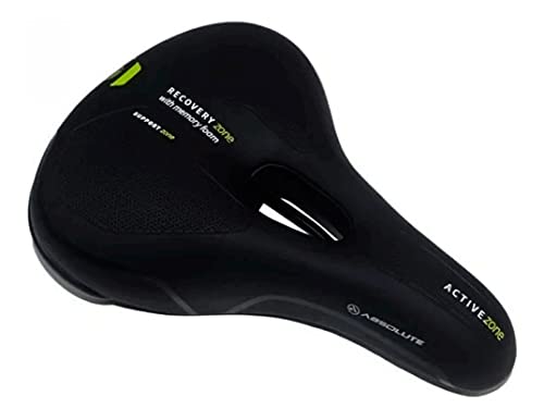 Selim Absolute Trekking Foam Active Zone Vazado Cavidade Largo Preto