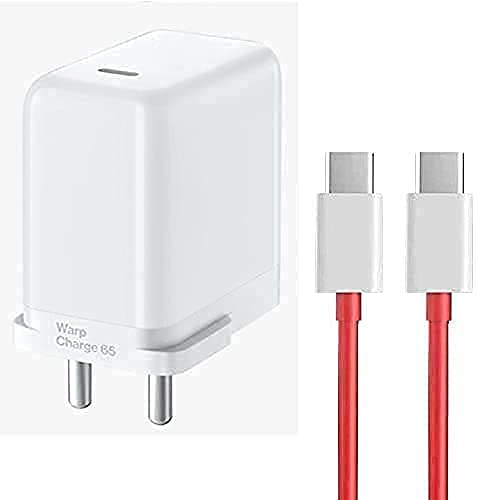 Image of Original 65 Watt C-Type for Oneplus /Compatible with Oneplus 9 RT Oneplus 9 Pro (Type-C with C to C Cable)