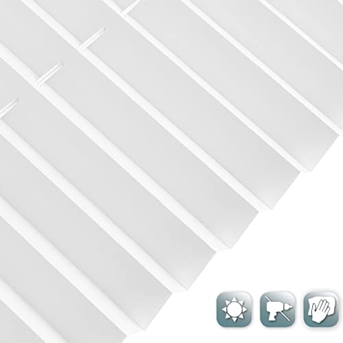 Buseu Plissee Klemmfix ohne Bohren 80x220cm Weiß Faltrollo Plisseerollo – Ansicht 5