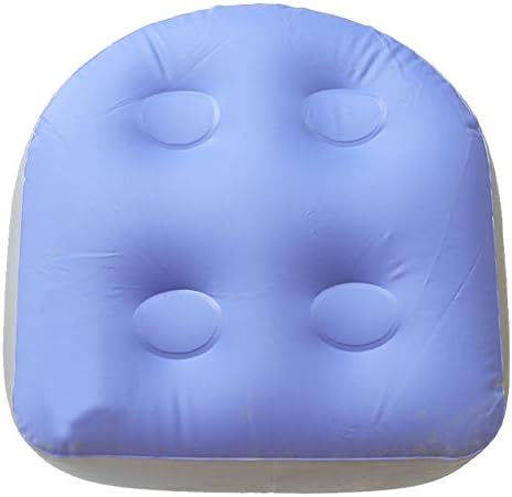 LUNAH Spa and Hot Tub Booster Seat, Waterproof Inflatable Bathtub Massage Mat, Back Spa Cushion Massage Mat Soft Inflatable Booster Seat for Adults Kids