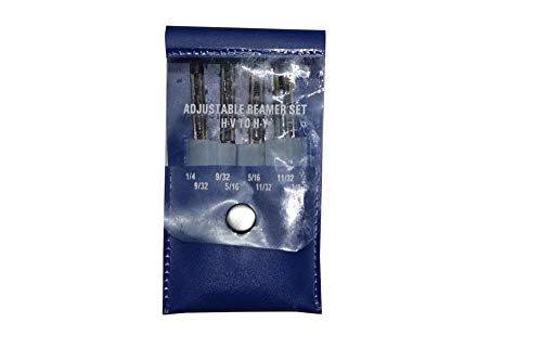 Micro Expanding Hand Reamer 4 Pzs Set 1/4"-3/8" Nuevo
