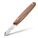 RUITOOL Marking Knife, Long‑Neck Thin Blade Scribing Tool with Dual Grooves for Woodworking – High Carbon Steel Double Beveled Blade for Precision Wood Carving & Fine‑Line Scribing in Narrow Grooves