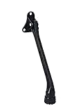 HOME&I Kickdown Door Stopper,7-Inch Door Holder Kick Door Kickstand Rubber Foot (Black, 7 Inch x 1 Pack)