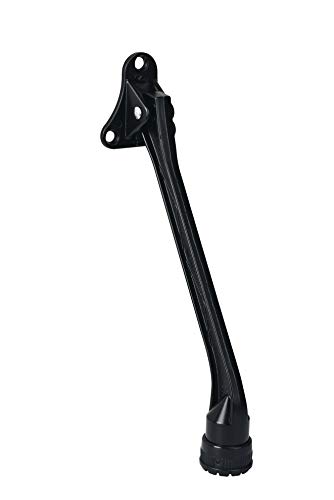 HOME&I Kickdown Door Stopper,7-Inch Door Holder Kick Door Kickstand Rubber Foot (Black, 7 Inch x 1 Pack)