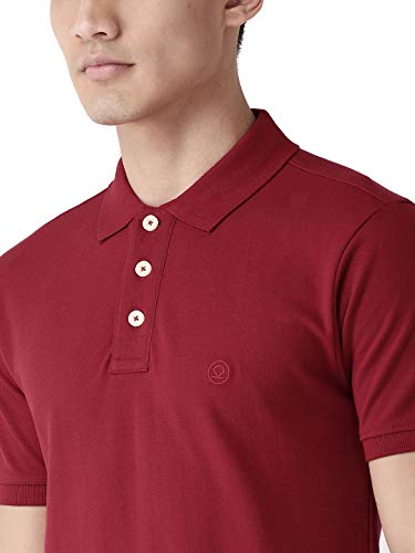 Image of CHKOKKO Men's Cotton Regular Fit Half Sleeves Polo T-Shirt