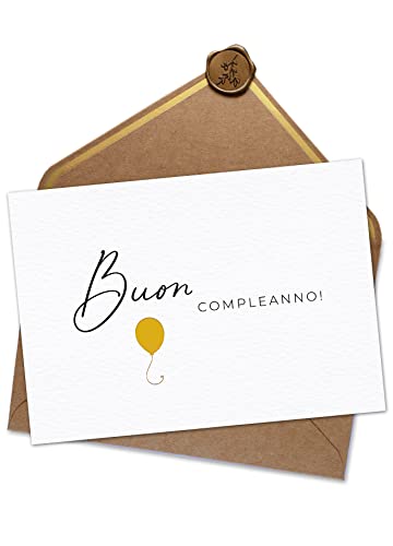 Joli Coon - Biglietto auguri compleanno con busta e sigillo in...